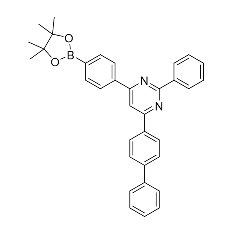 4-([1,1'-biphenyl]-4-yl)-2-phenyl-6-(4-(4,4,5,5-tetramethyl-1,3,2-dioxaborolan-2-yl)phenyl)pyrimidine