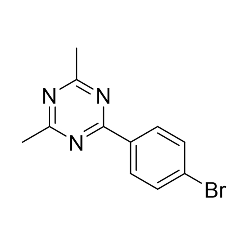 2-(4-bromophenyl)-4,6-dimethyl-1,3,5-triazine