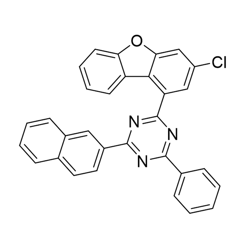 1,3,5-Triazine, 2-(3-chloro-1-dibenzofuranyl)-4-(2-naphthalenyl)-6-phenyl-