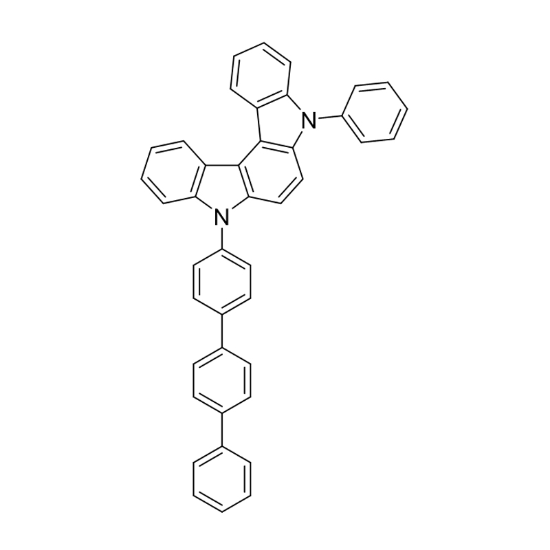 Indolo[2,3-c]carbazole, 5,8-dihydro-5-phenyl-8-[1,1′:4′,1′′-terphenyl]-4-yl-