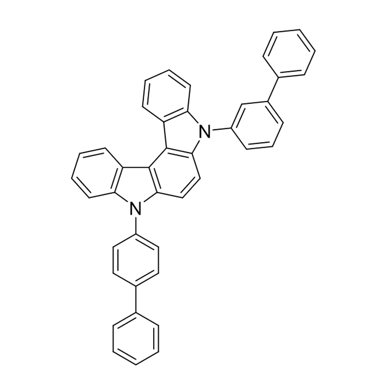  Indolo[2,3-c]carbazole, 5-[1,1'-biphenyl]-3-yl-8-[1,1'-biphenyl]-4-yl-5,8-dihydro-