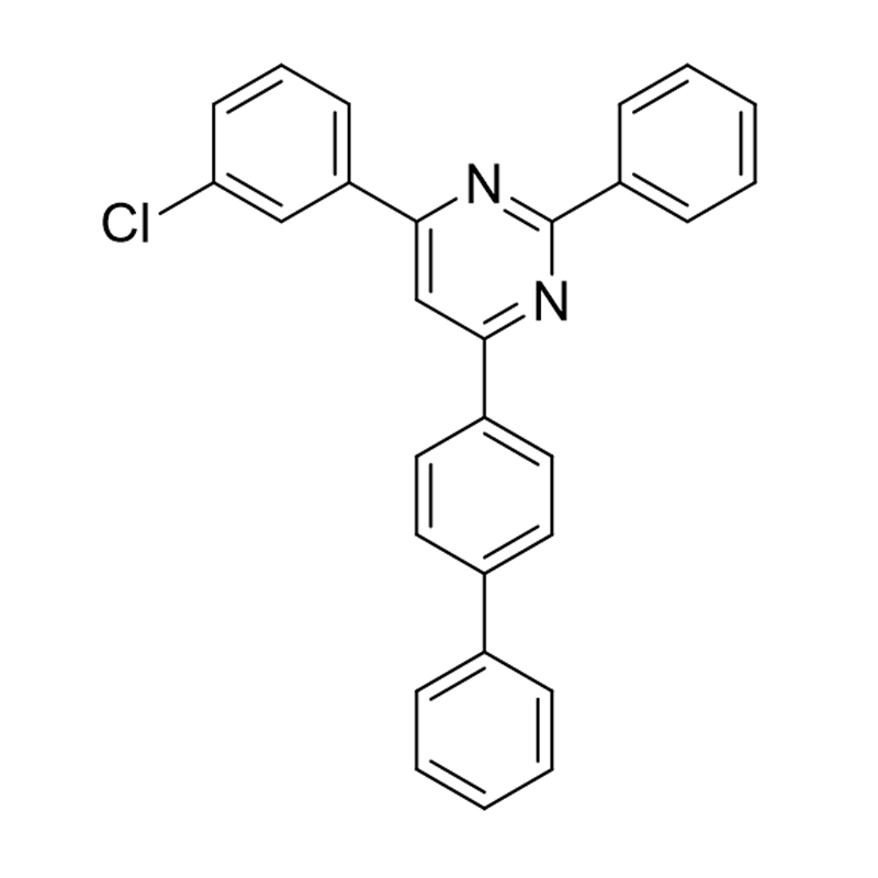 4-([1,1'-biphenyl]-4-yl)-6-(3-chlorophenyl)-2-phenylpyrimidine