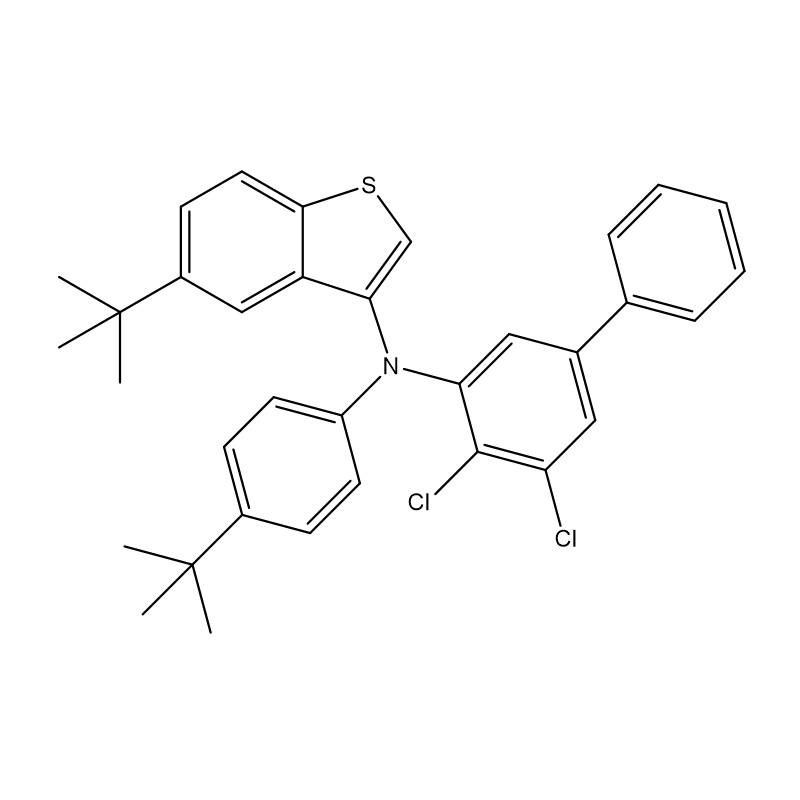 Benzo[b]thiophen-3-amine, N-(4,5-dichloro[1,1'-biphenyl]-3-yl)-5-(1,1-dimethylethyl)-N-[4-(1,1-dimethylethyl)phenyl]-