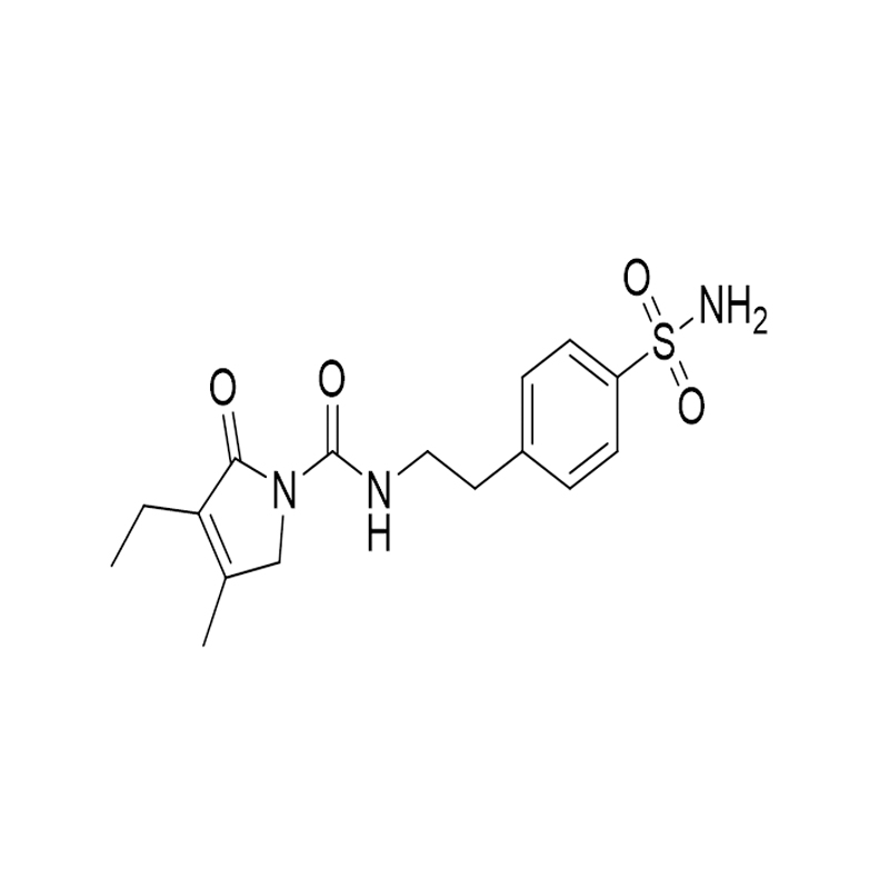 4-[2-[(3-Ethyl-4-methyl-2-oxo-3-pyrrolin-1-yl)carboxamido]ethyl]benzenesulfonamide