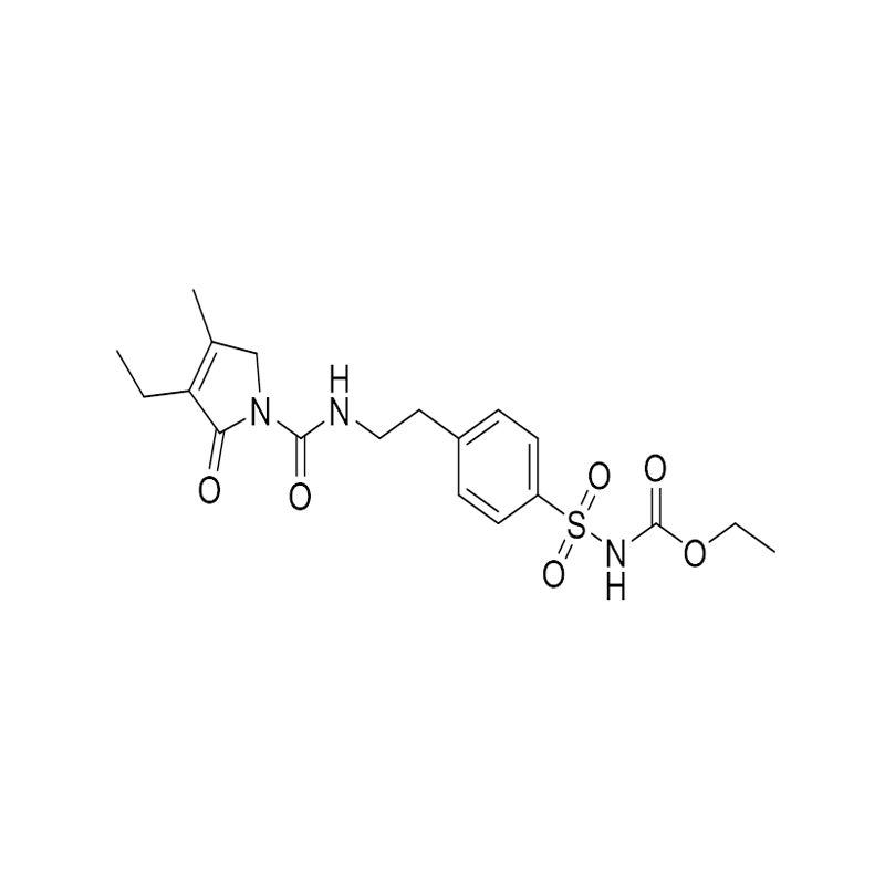 [[4-[2-[[(3-Ethyl-2,5-dihydro-4-methyl-2-oxo-1H-pyrrol-1-yl)carbonyl]amino]ethyl]phenyl]sulfonyl]-carbamic acid ethyl ester